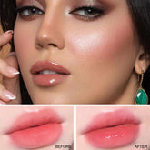 Hydrating Lip Oil Set, Moisturizing Lip Gloss, Fruit Roll on Lip Gloss, Clear Plumping Lip Gloss, Non-Stick Cup Long Lasting Lip Glow Oil, Transparent Lip Gloss, Plumping Lip Oil Set for Women